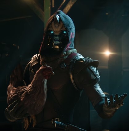 cayde 6 with chicken pop vinyl