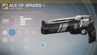 The Ace of Spades' perks tree.