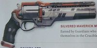 The Silvered Maverick MK.41 seen in the Arms and Armaments Field Guide.