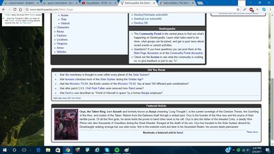 Destinypedia - Destinypedia, the Destiny wiki