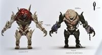 Concept art of Phogoth and ultra Ogre