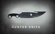 Desktop wallpaper depicting the Hunter's knife.