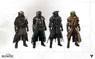 Concept art of armor for the Warlock.