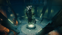 Crota's essence within the Ascendant Crystal