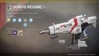 SUROS Regime overlay with the Coup the Main ornament.