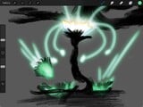 Concept of Set'ak's Sorrow Meteor attack