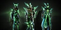The Unyielding, Willbreaker, and Deathsinger armor sets from Crota's End