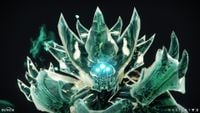 Close up of the Nightmare of Crota's face