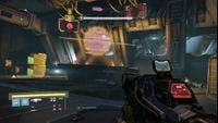 A hologram of Saturn seen in Destiny 1.
