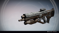 Psi Tempus III from Destiny, as seen in the weapon inspection screen