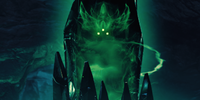Crota's soul housed within a crystal.