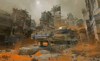 Concept art of the Buried City.