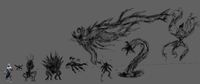 Concept lineup of the Ninefall units