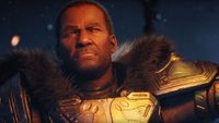 Saladin confronting the Devil Splicers in Rise of Iron's launch cinematic