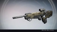 Trax Elan IV from The Taken King, as seen in the weapon inspection screen