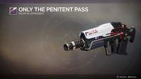 Only The Penitent Pass ornament