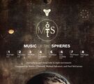 The back of the Music of the Spheres CD