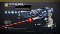 Trespasser in Destiny 2 with its perks
