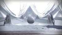 A Time Corridor marked with a Vex Sphere.