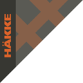 Häkke's logo from Season of the Witch, as seen in the weapon inspection screen.]]