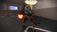 A Resilient Vandal encountered in Vesper's Host bearing the Viral Scanner