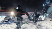 A Taken Knight firing flames from its mouth in the Taken King ViDoc.